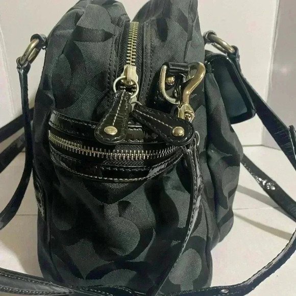 Coach CC signature print canvas logo satchel handbag - Picture 11 of 12